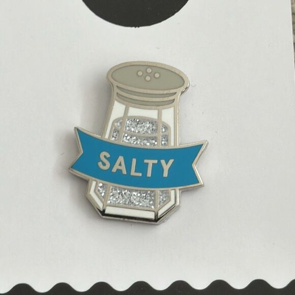 NWT These Are Things SALTY Enamel Pin - Picture 2 of 5